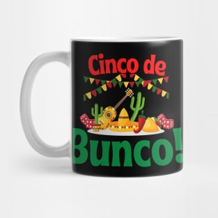 Cinco de Bunco Cinco de Mayo Dice Night Mug